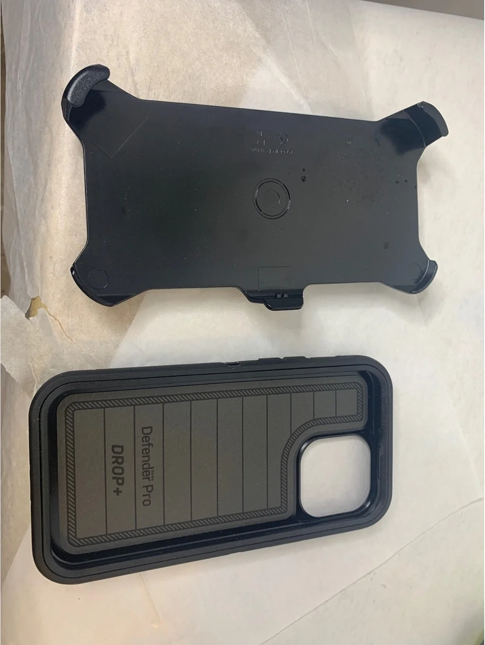 OtterBox Defender Pro Series Black Protective Case for iPhone with Holster
